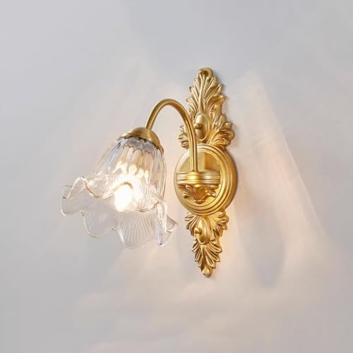 Lampe de chevet décorative en verre pour une chambre cosy