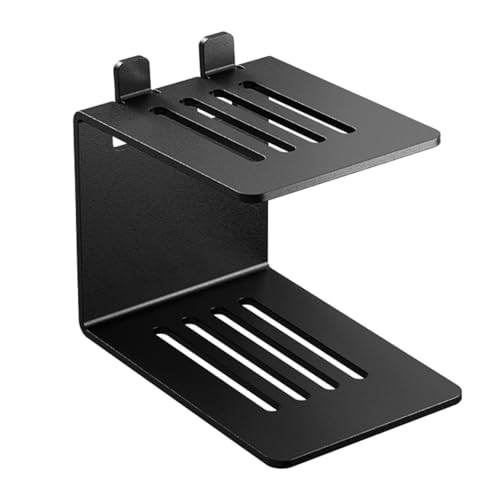 Soporte para altavoces ergonómico de alta durabilidad con estantería organizadora 6