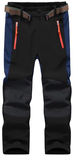 Macker Jones Kinder Softshellhose Skihose Gefüttert Thermohose Wasserdicht...