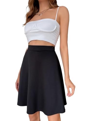 Solid Color Loose Zipper High Waist Skirt 2025 Fashion Skirts for Women