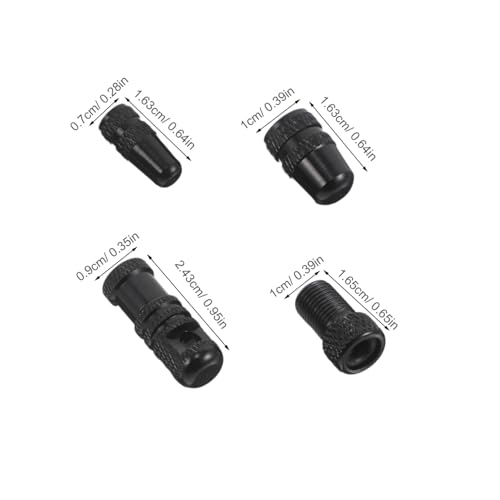 Cubiertas de válvula para bicicleta Abaodam, kit de 10 piezas miniatura 2