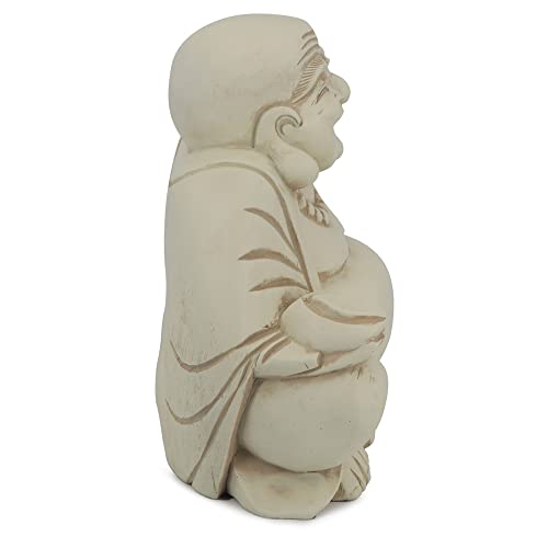 Buddha Groove Indoor Outdoor Sitting Happy Buddha Statue #TOP3
