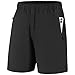 JOVCOVL Herren Sport Shorts Kurz Schnelltrocknend Leicht Atmungsaktiv mit Reißverschlusstaschen Trainingshose für Fitness Joggen