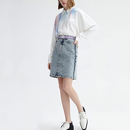 Women Belt For Dress，Leather Belts for Women with Letter M Plate Pin Buckle3