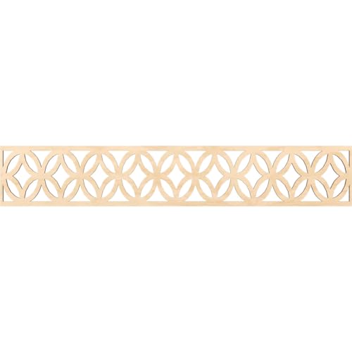 46 5/8"W x 8"H x 1/4"T Crosby Fretwork Moulding, Birch