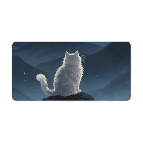 Tapis de souris grand format antidérapant pour éviter les frottements du clavier