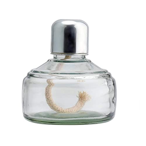 Alcohol Burner Lamp,Glass Bunsen Burners Lab Equipment Heating Come with Metal Cap for Jewelry Soldering Making Wax Working