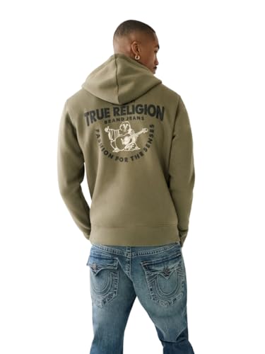 True Religion mens Core Zip Up Hoodie3