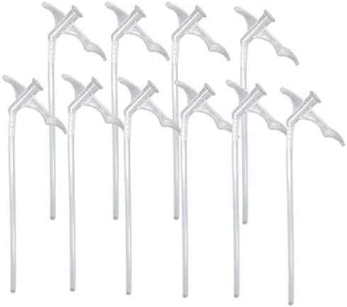 Buding 10pcs Spray Foam Replacement Tube Nozzle, DIY Spray Plastic Gap Filling Tube