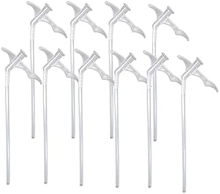 Buding 10pcs Spray Foam Replacement Tube Nozzle, DIY Spray Plastic Gap Filling Tube
