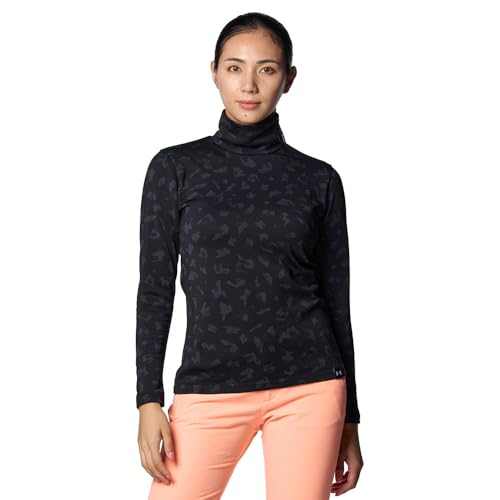 UNDER ARMOUR(アンダーアーマー) UAコールドギア プロ プリント ロングスリーブ モックネック シャツ 1388331 レディース UNDER ARMOUR 2024秋冬モデル 日本正規品 ゴルフウェア MD 001
