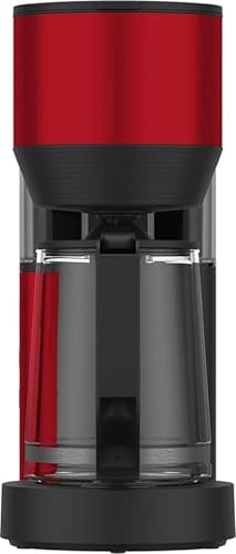 GRUNDIG KM8440 Filterkaffeemaschine digital, Rot, 1000 W, 1,25 Liter