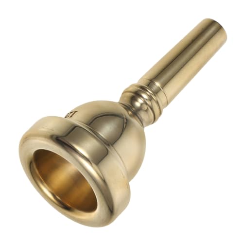 OFFSCH Metal Trombone Mouthpiece Replacement Accessory Silver/gold for Levels Musicians