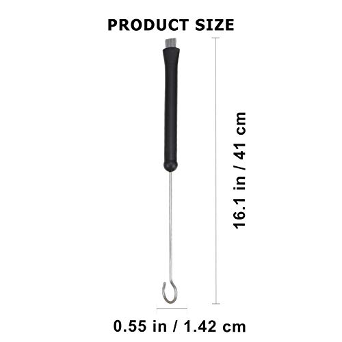 HEALLILY Baquetas Escovas de Arame Retrátil Tambor Clássico Baquetas de Madeira de Bordo Kit de Esco