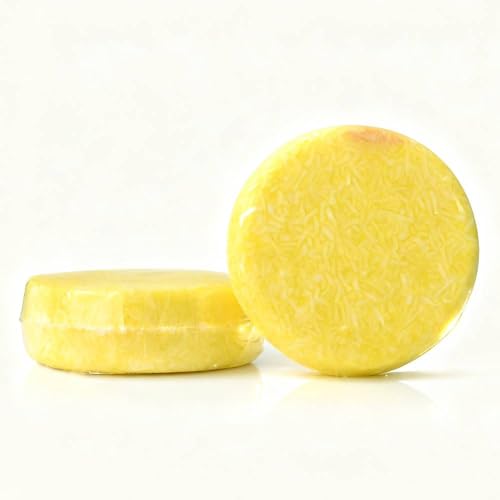 Lemon Conditioning Shampoo Bar, 2.12 oz �V�����v�[�o�[, Pack of 2 - Solid Shampoo for Hair Growth, Refreshing and Hydrating - Deep Clea