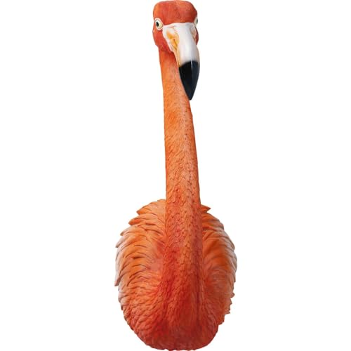 Miniatura 4 de Kare Design Decoración De Pared Flamingo Road Rojo, Cabeza De Flamenco, Motivo Animal, Accesorios, Salón, Objeto Mural, Decoración Mural, 71,5x26,5x24,5cm