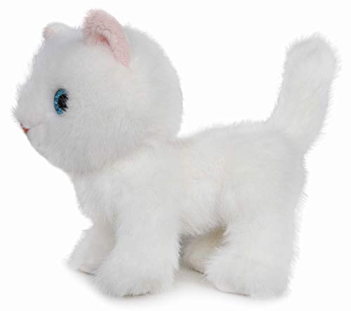 Ice King Bear Fluffy Little Cat Stuffed Animal Small Plush Toy 6 Inches (White) #TOP3