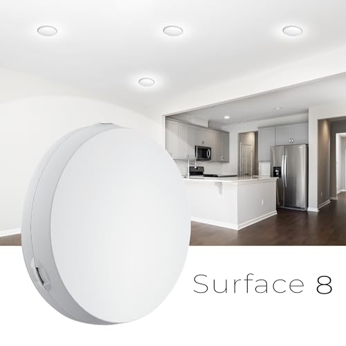 Image of CORVI LED Surface 8 Ceiling Light | 28 Watts Illumination Using 20 Watts Power | Dimmable & Driverless | Backlit for Maximum Output | 5700K White (Pack of 1)