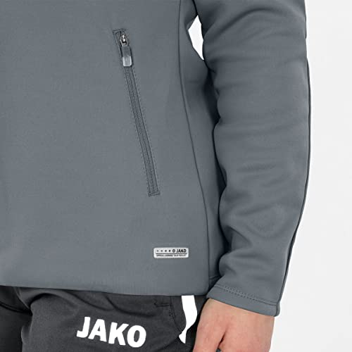 JAKO Damen Kapuzenjacke Champ 2.0, Steingrau/Anthra Light, 44 – Ansicht 6