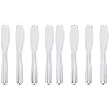 Beaupretty 8 Pcs Thickened Stick Mask Skincare Spatula Face Massager Skin Care Tools Makeup Gadgets Mini Tools Makeup Bottle Scraper Butt Paste Spatula Stirring Rod Cosmetic Plastic re-usable