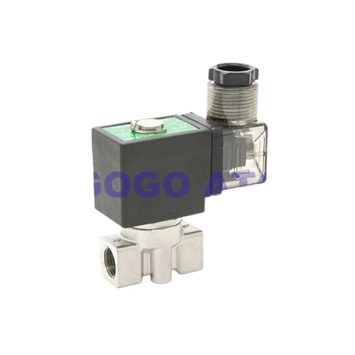 Électrovanne eau 24V CC SPU-04 en inox SUS304 normalement fermée G1/4 - 7