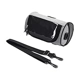 Menolana Bike Handlebar Bag Storage Pouch Rainproof Accessories Touch Screen Phone Holder Bike Bag for Hiking Travel Road Bike, Gray