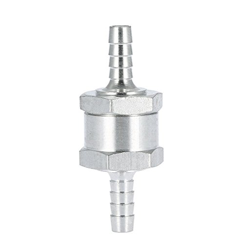 6 mm de 1 Vía Válvula Gasolina Diesel Combustible Non Return de válvula antirretorno