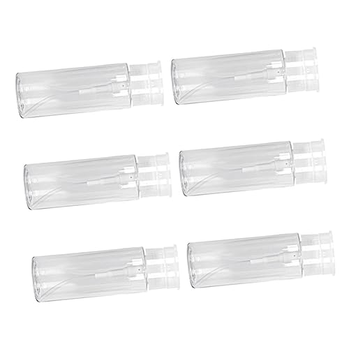 minkissy 6 Piezas Botella Cosmética Equipo Botella De Cepillo De Espuma Bote Quitaesmalte Botella De Bomba De Loción Gel Dispensador De Líquidos a Presión Botella De Loción De Prensa PP