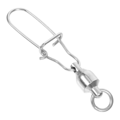 HANABASS Kite Accessories Hooks Kite Bearing Connection Replacement Kite Bearing Connector Part Kite Connector Bearing Link Kite Flying Accessories Kite Reel Parts Silver Stainless Steel