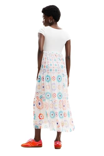 Desigual Women's Geometric Combination Midi Dress2