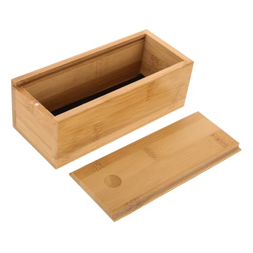 FOMIYES Vintage Pull Out Eyewear Storage Box Hard Glasses Case for Men Travel Sunglasses Organizer Glasses Holder