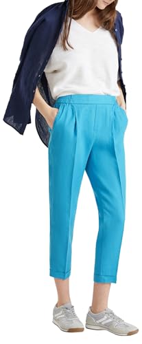 United Colors of Benetton Pantalone 4AGH558X5, Blu, S Donna