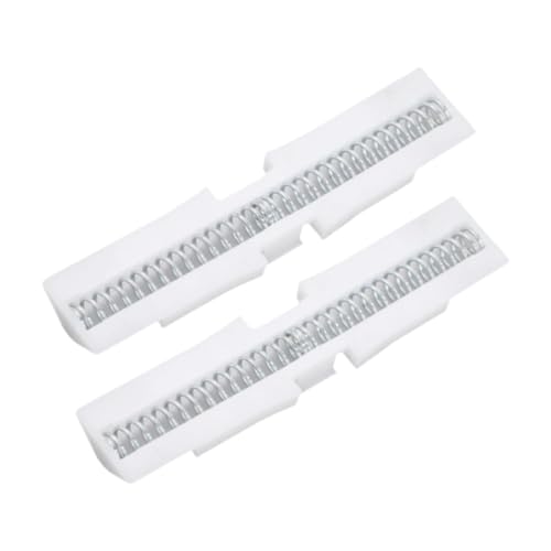 2 piezas Guía corrediza para puerta plegable con riel de resorte para instalación y reemplazo, herrajes resistentes a impactos miniatura 6