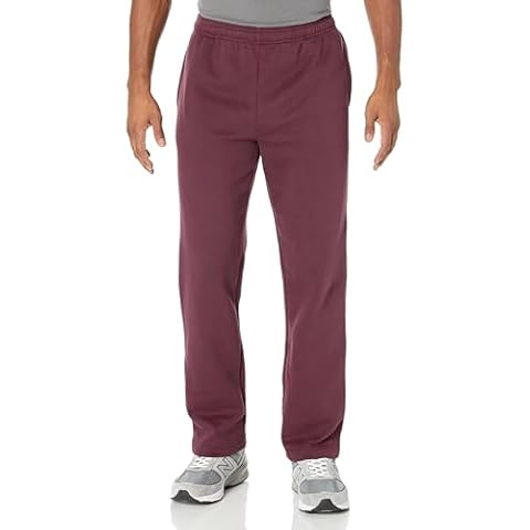 Amazon Essentials Men's Fleece Sweatpants, Burgundy Cover