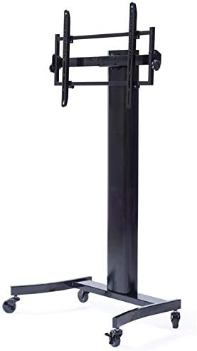 Soporte de TV de madera curva para pantalla de 40 a 70 pulgadas, negro miniatura 2