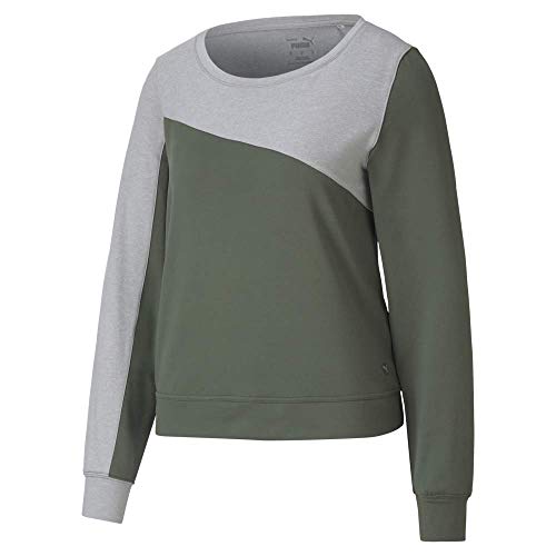 Sweat PUMA Golf Cloudspun colorblock haut de gamme pour femme en taille double extra large