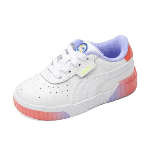 PUMA Toddler Girls Cali Lollipop Perforated Lace Up Sneakers Shoes Casual - White - Size 6 M2