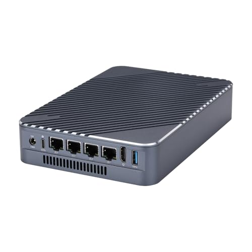 Qotom Home NAS Server Q31171G4 Core i7-1165G7,2.8GHz,up to 4.7GHz32G DDR4 RAM 1T M.2 SSD -4X I226-V 2.5G Gigabit LAN,Win10,Linux 24/7