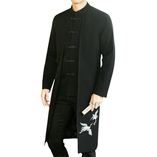 Hanfu homme d'automne pour méditation et tenue de détente ample