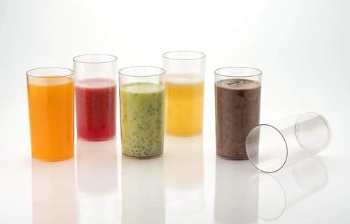 Image of Unbreakable Transparent Plastic Glasses - Scratch-Resistant & Reusable Drinking Fiber Glasses for Home, Parties, and Outdoor Use & Serving for Juice, Water, Soft Drink Glass Set(300ml, 6 pcs)