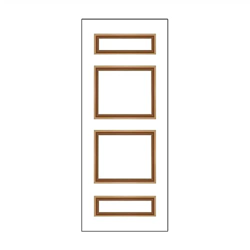 NORDLINGER PRO Kit Moulures de porte - FSC 100% - Kit adapté aux portes de 73 et 83 cm.