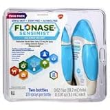 Flonase Sensimist Gentle Mist, Scent-Free Allergy Relief Spray 120 Sprays - 2Pack
