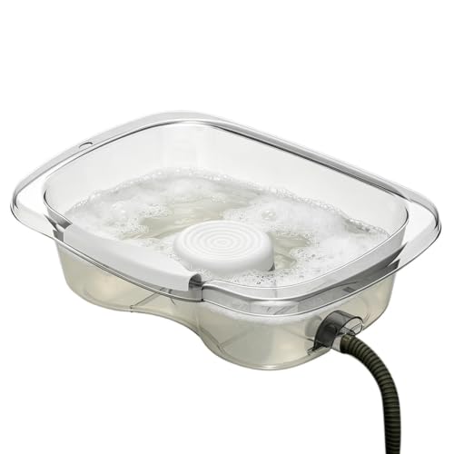 Lavabo ligero y ergonómico para el cabello con soporte cervical