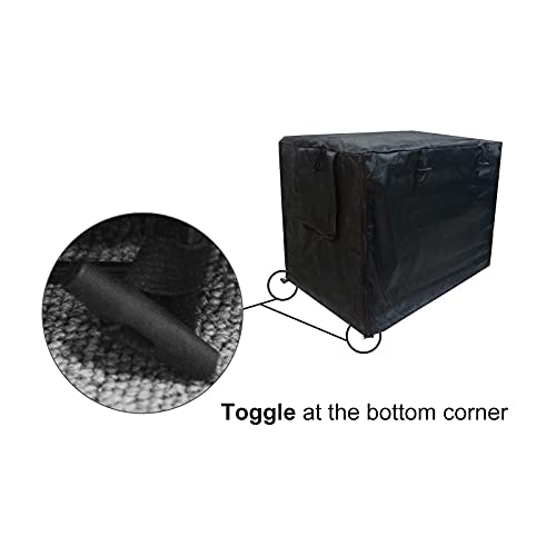 Dog Crate Cover for 30 inch Kennel Cage, Uranshin Dogs Cage Cover Privacy Windproof Safe for Dog, Pet Kennel Cover Crate… - Image 5
