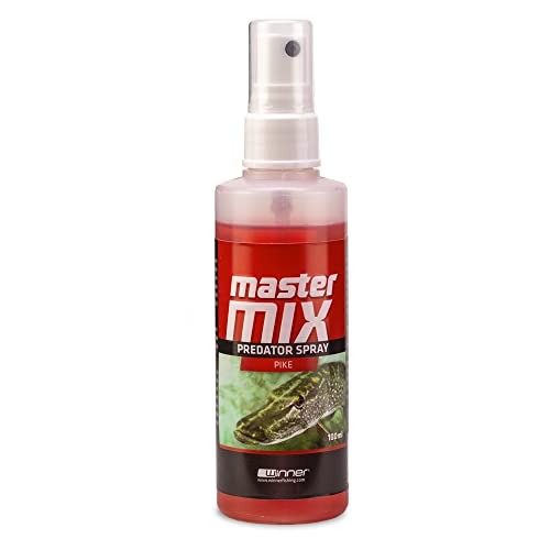 Tandem Baits Master Mix Predator Lockstoff-Spray für Hecht, Effektives Angelzubehör, Lockmittel Perfekt für Spinnköder und Tote Angelköder, Fischlockstoff zum Angeln auf Hecht 100 ml Cover