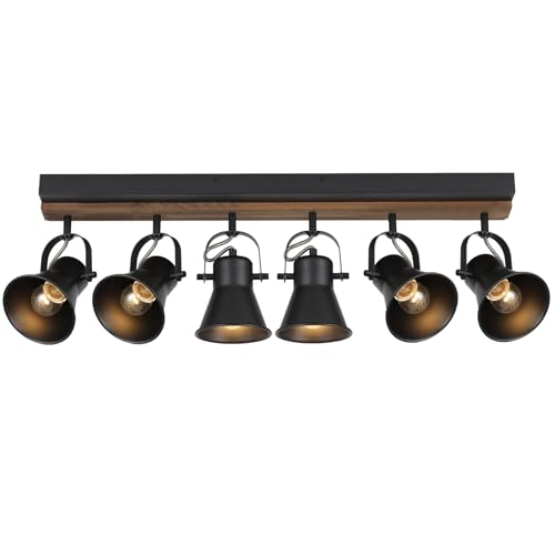Seeblen6lighttracklightfixturesceilingwallmountadjustableceilingspotlightindustrialblackkitchentracklightingfixturesceilingforlivingroomdiningroomhallwaybathroom  Urban Country Home Decor Seeblen 6 light track light fixtures ceilingwall mount adjustable ceiling spotlightindustrial black kitchen track lighting fixtures ceiling for living room dining room hallwaybathroom  urban country home decor