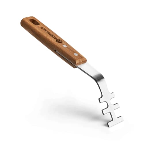 JAQKITU Gusseisen Grillrostheber – Universal Für Holzkohle- & Gasgrills, Hitzebeständig, Ergonomischer Griff