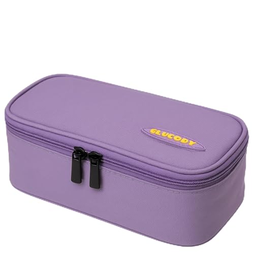 GLUCODY Nevera Insulina Viaje + 2 Geles Enfriadores Practica Y Resistente/Nevera Medicamentos Portátil Diseñada Estuche Insulina Frio (Morado Tamaño Pequeño)