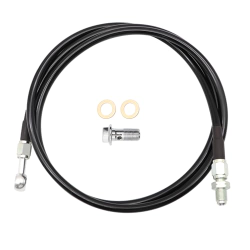 FZJDSD Stainless Steel Clutch Line 55 inch Compatible with Honda Civic 1992-2000 Compatible with Honda Del Sol 1993-1997 Compatible with Acura Integra 1994-2001 B/D Series Motors