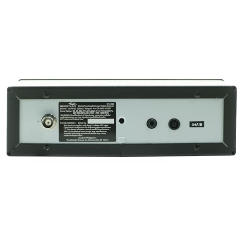 Image of Whistler WS1065 Digital Trunking Desktop Scanner - Programmable Police /Fire Radio with Backlit Display, 1800 Memory Channels, and V-Scanner Technology - Black